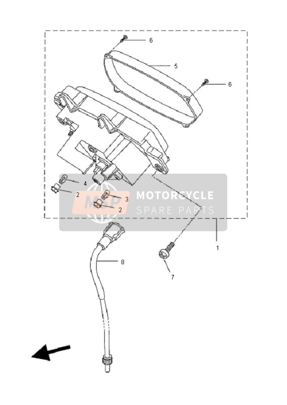 Yamaha CW50 BWS 2010 Metro per un 2010 Yamaha CW50 BWS